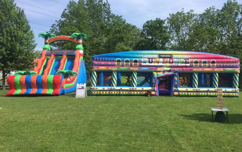 School funfair inflatable ideas